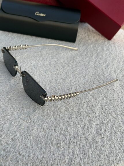 Cartier Clash De Cartier Rimless Cat-Eye Sunglasses