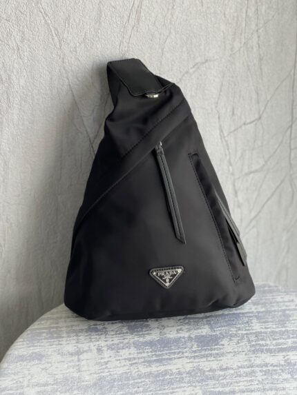 Prada Re-Nylon Triangle Sling Bag
