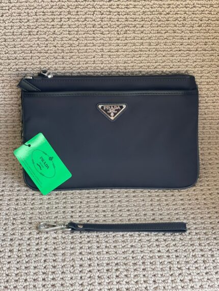 Prada Re-Edition Nylon Wristlet Pouch