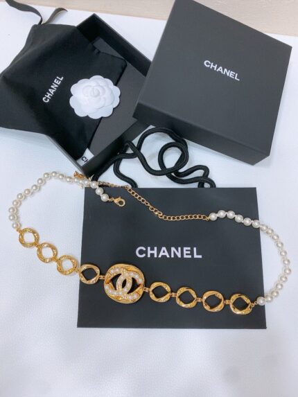 Chanel Pearl Waist Chain Belt
