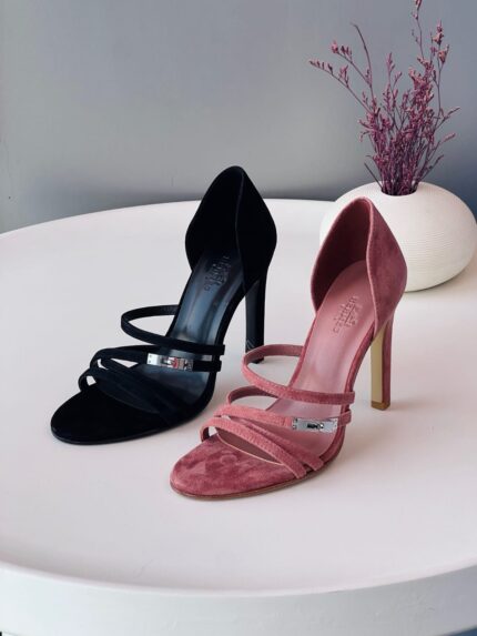 Hermes Premiere Kelly Strappy High Heel Sandals