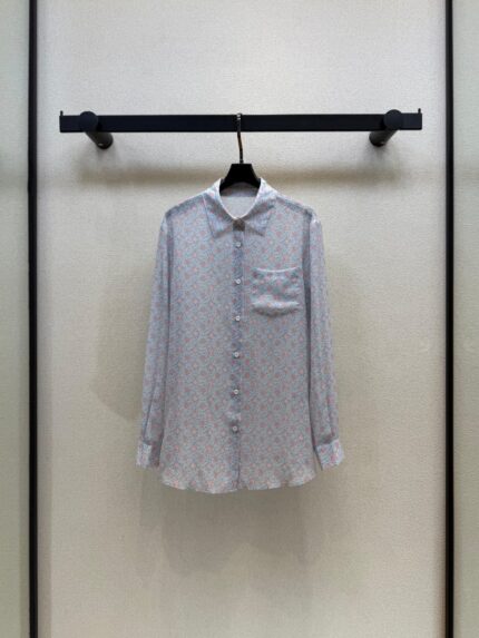 Louis Vuitton Monogram Floral Silk Shirt
