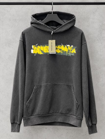 Balenciaga Graffiti Tape Logo Hoodie