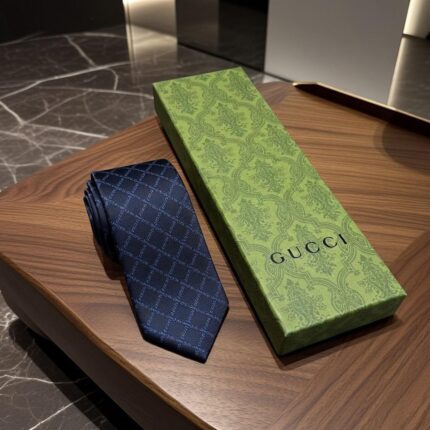 Gucci Interlocking G Embroidered Silk Ties