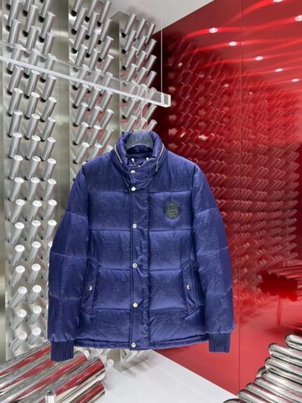 Berluti Scritto Jacquard Puffer Jackets