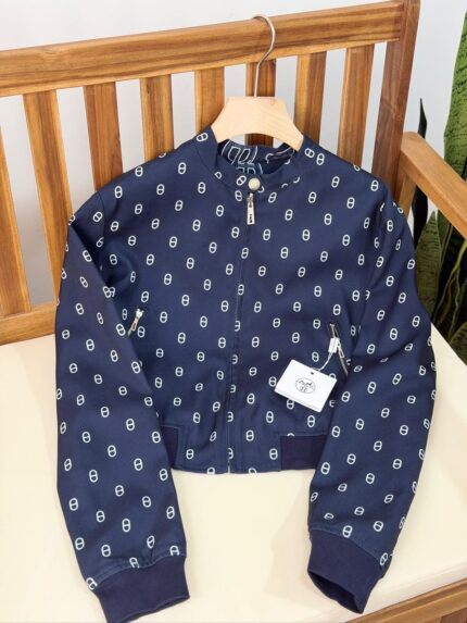 Hermes Chaine d'Ancre Printed Bomber Jackets