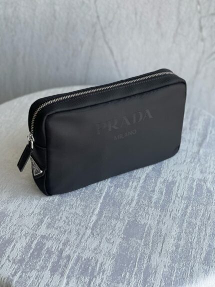 Prada Re-Nylon & Saffiano Leather Pouch
