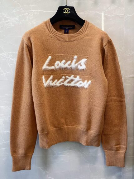 Louis Vuitton Signature Intarsia Wool Knit Sweaters