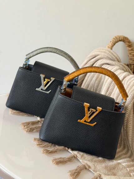 Louis Vuitton Capucines Exotic Croc Top Handle Bags