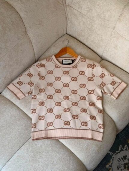 Gucci GG Monogram Knit T-Shirts