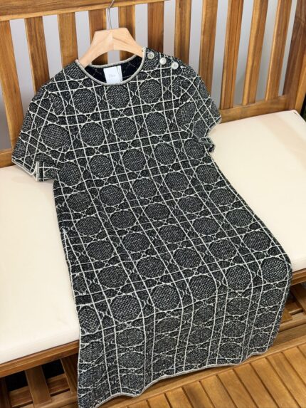 Christian Dior Cannage Knit Dress