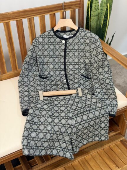 Christian Dior Cannage Tweed Co-Ord Set