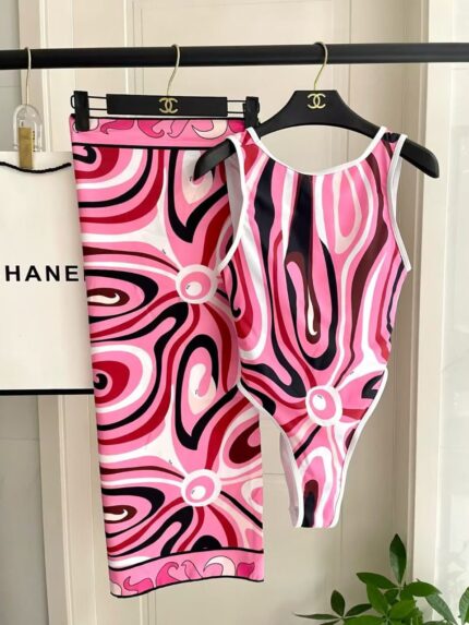 Emilio Pucci Psychedelic Print Beach Co-Ord Set