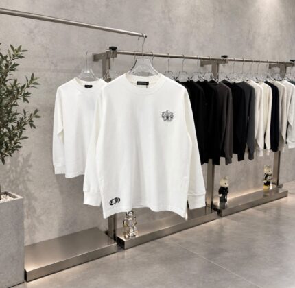 Chrome Hearts Fleur Cross Long Sleeve T-Shirts