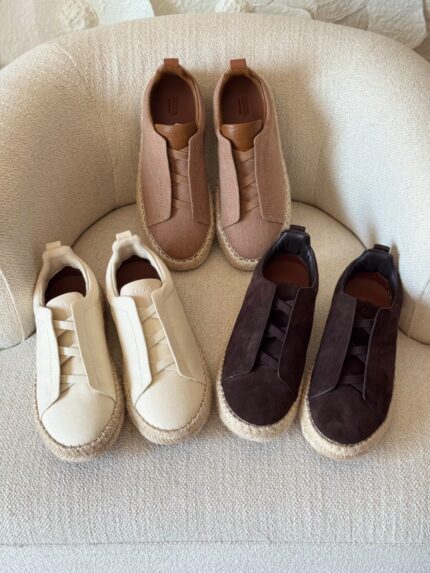 Zegna Triple Stitch Espadrille Sneakers