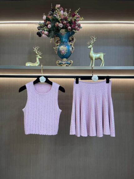 Sandro Pointelle Knit Co-ord Sets