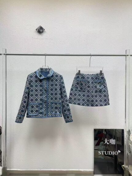 Christian Dior Cannage Tweed Co-ord Set