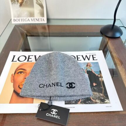 Chanel Classic Logo Knit Beanies