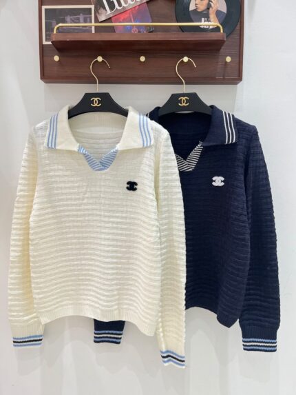 Chanel Knitted Polo Sweaters