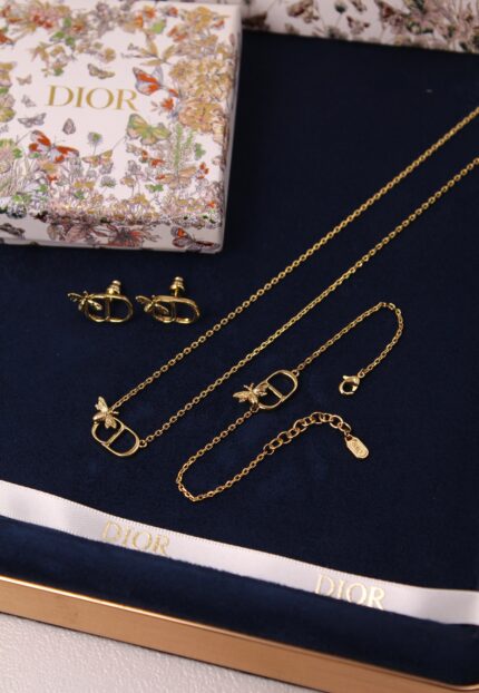 Christian Dior Bee & CD Signature Jewelry Set