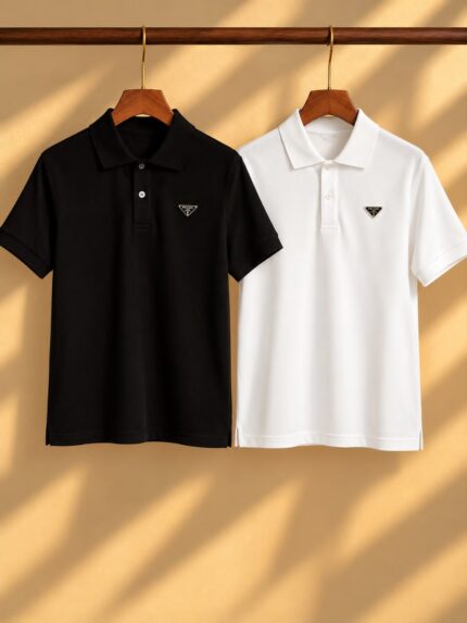 Prada Piqué Polo Shirts