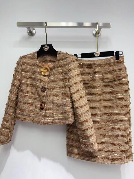 Chanel Two-Piece Tweed Set