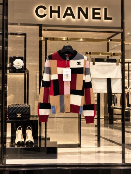 Chanel Patchwork Wool Cardigan