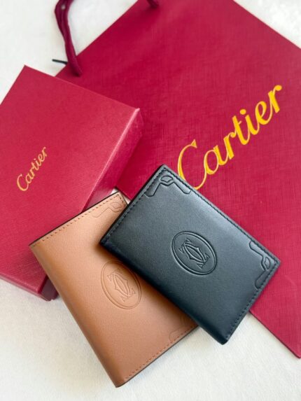 Cartier Leather Card Wallets