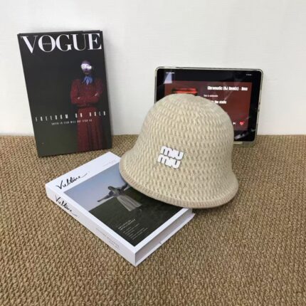 Miu Miu Wavy Knit Bucket Hats