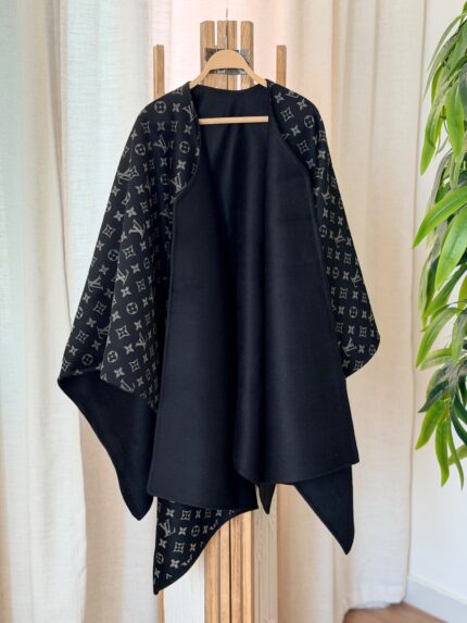 Louis Vuitton Monogram Reversible Cape Shawls