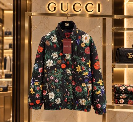 Gucci Flora Quilted Puffer Jacket