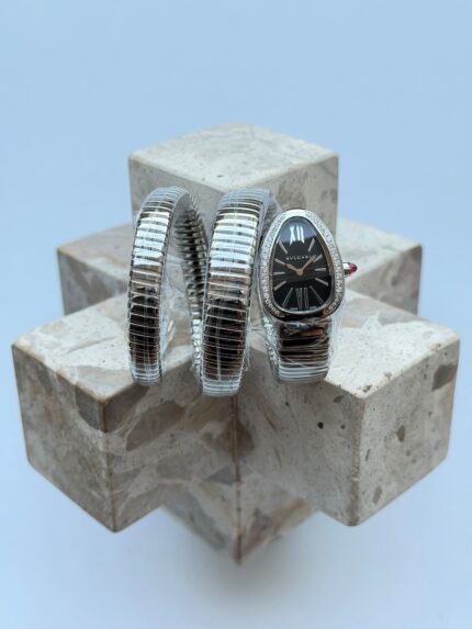 Bvlgari Serpenti Tubogas Diamond Double Spiral Watch