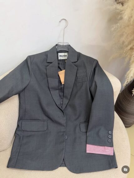 Miu Miu Tailored Single-Breasted Blazer