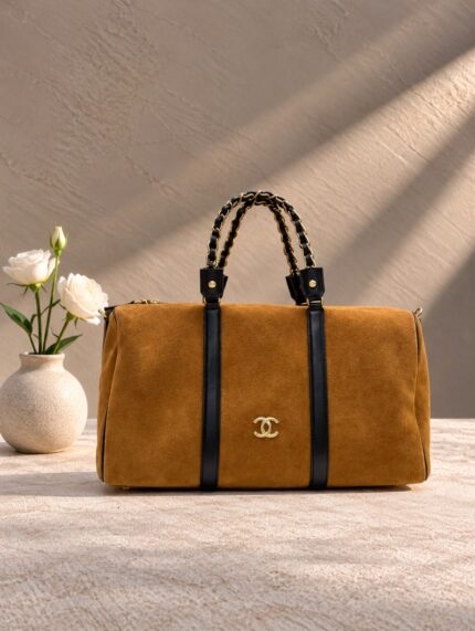 Chanel Braided Chain Boston Bags