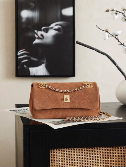 Chanel Quilted Denim Shoulderbags