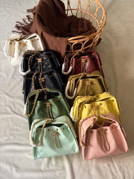 Chanel 25C Quilted Bucket Bags