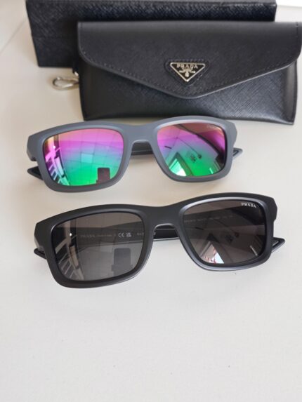 Prada SPS B10 Sport Rectangular Sunglasses
