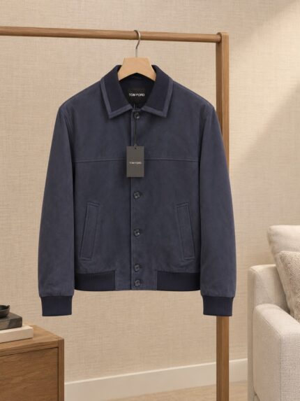 Tom Ford Suede Leather Blouson Bomber Jackets