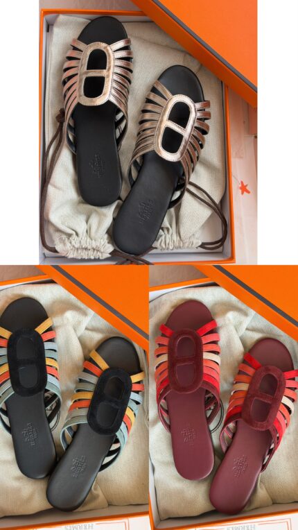 Hermes Egerie Flat Sandals