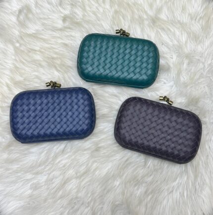 Bottega Veneta Intrecciato Knot Clutches
