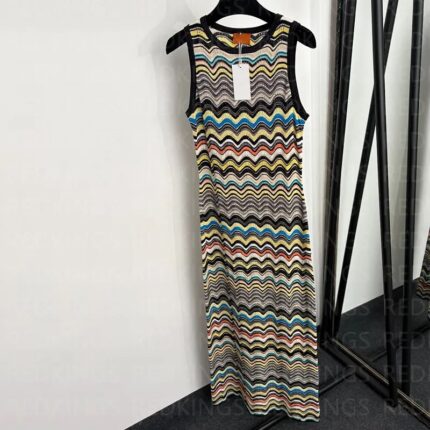 Missoni Signature Zigzag Sleeveless Maxi Dress