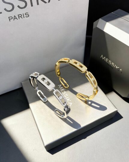 Messika Move Link Pave Diamond Bracelets