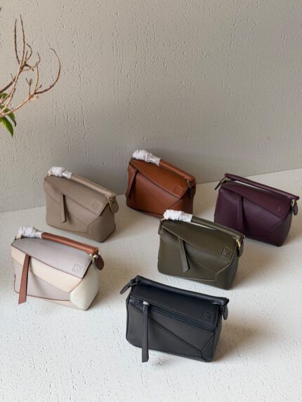 Loewe Mini Puzzle Edge Geometric Top Handle Bags