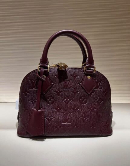 Louis Vuitton Alma BB Monogram Empreinte Leather Dome Bags