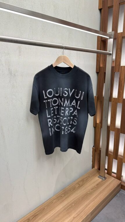 Louis Vuitton Spray Effect Lettering T-Shirt