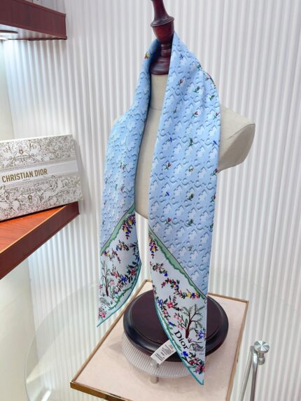 Christian Dior Silk Square Scarf