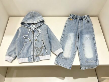 Louis Vuitton Kids Denim Co-Ord Set
