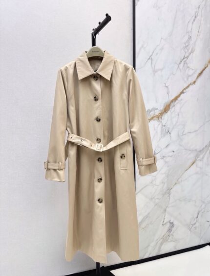 Burberry Classic Long Belted Trench Overcoat