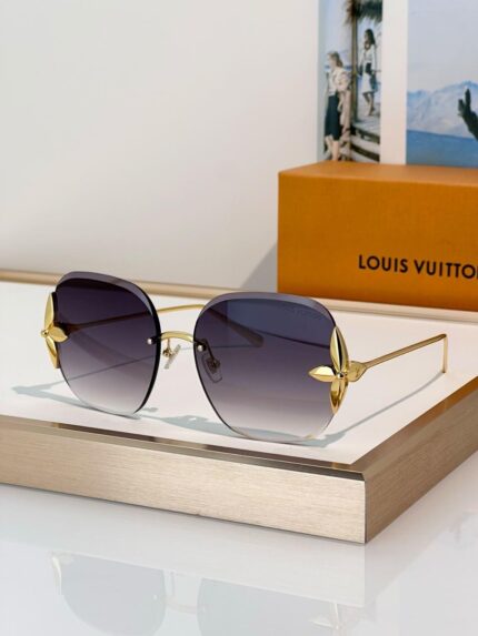Louis Vuitton Flower Rimless Gradient Sunglasses