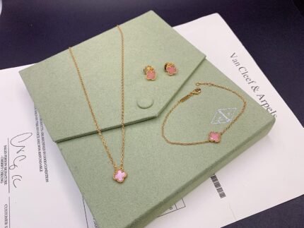 Van Cleef & Arpels Vintage Alhambra Clover 3-Piece Jewelry Sets